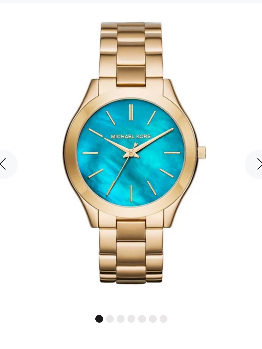 Michael Kors Turquoise and Gold MK3265 Women’s Watch